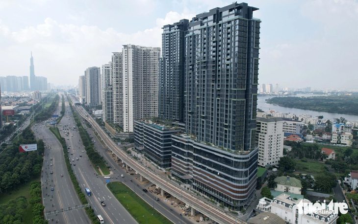 Các doanh nghiệp bất động sản sẽ tập trung bán hàng, thúc đẩy thanh khoản đối với các dự án địa ốc trong năm 2024 - Ảnh: NGỌC HIỂN